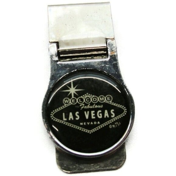 Money Clip Welcome to Fabulous Las Vegas Money Clip Stainless Steel - Picture 4 of 8